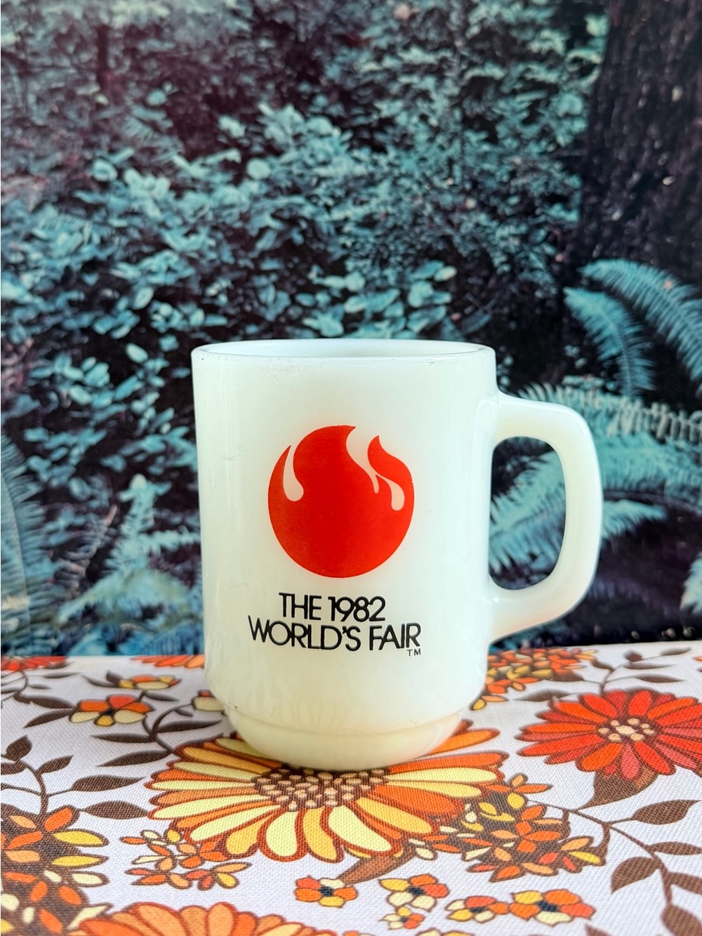 🎡 Vintage 1982 World’s Fair Commemorative Souvenir Mug; Made in U.S.A. 🎡
